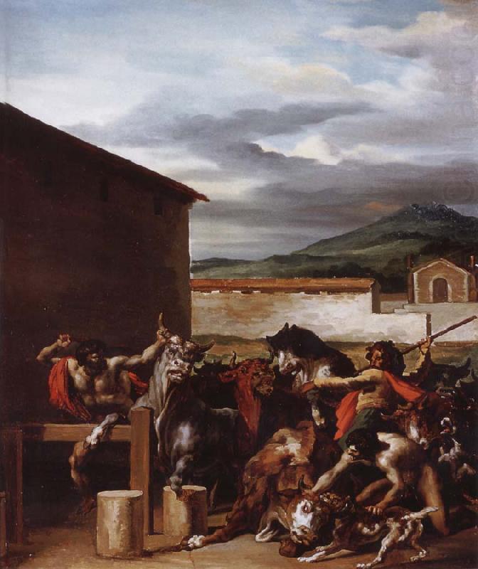 The Cattle market, Theodore Gericault